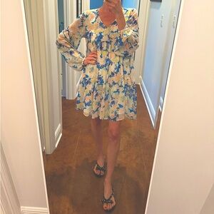 Floral Drop babydoll dress